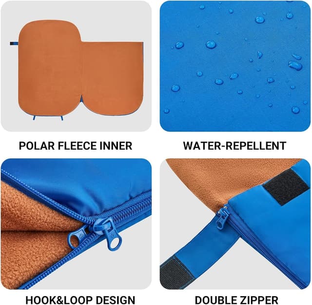 Detalle de KingCamp Sac de couchage imperméable pour chien 110 x 70 cm