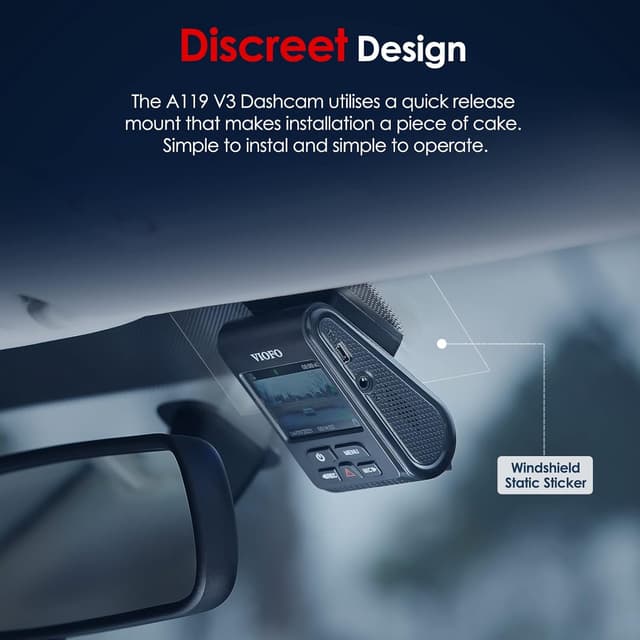 Thumbnail 4 de VIOFO A119 V3 Dashcam 2K 60fps GPS
