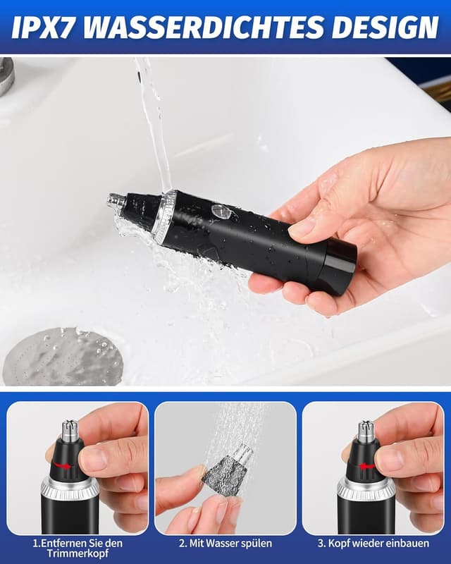 Thumbnail 3 de Rechargeable Nose Hair Trimmer 3-in-1