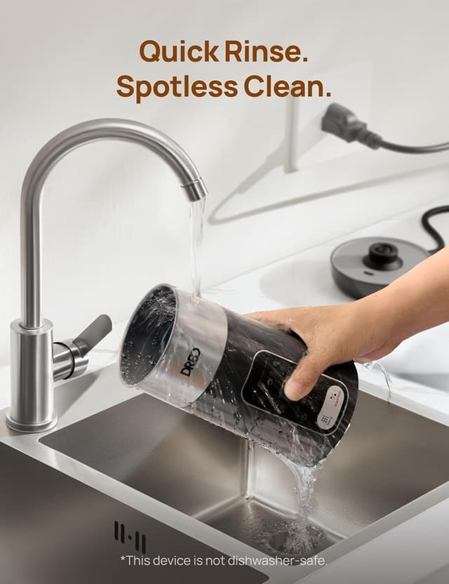 Detalle de DREO Milchaufschäumer 270ml 6‑in‑1