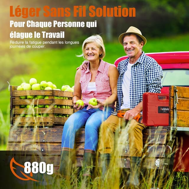 Thumbnail 5 de Kebtek YDN-B007 Sécateur 16.8V léger