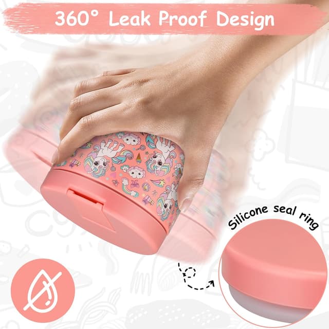 Detalle de Pawtong 12oz insulated food jar for lunches