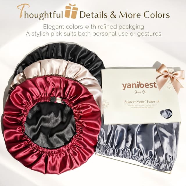 Thumbnail 5 de YANIBEST Silk Bonnet for Sleeping Women