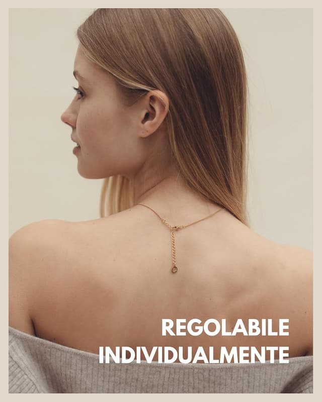 Detalle 2 de GD GOOD.designs Collana 40+5cm argento