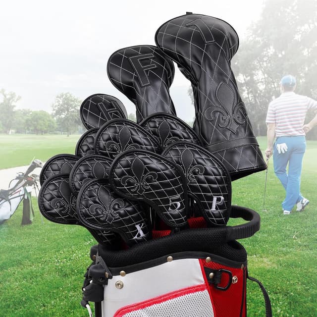 Thumbnail 6 de Golf Club Wood Head Covers Iris Pattern