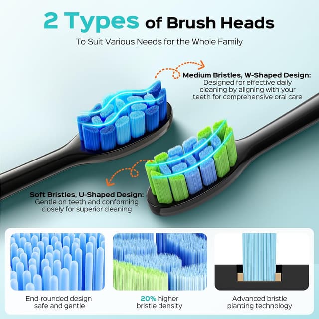 Thumbnail 4 de COSLUS Sonic Electric Toothbrush 5 Modes 🪥