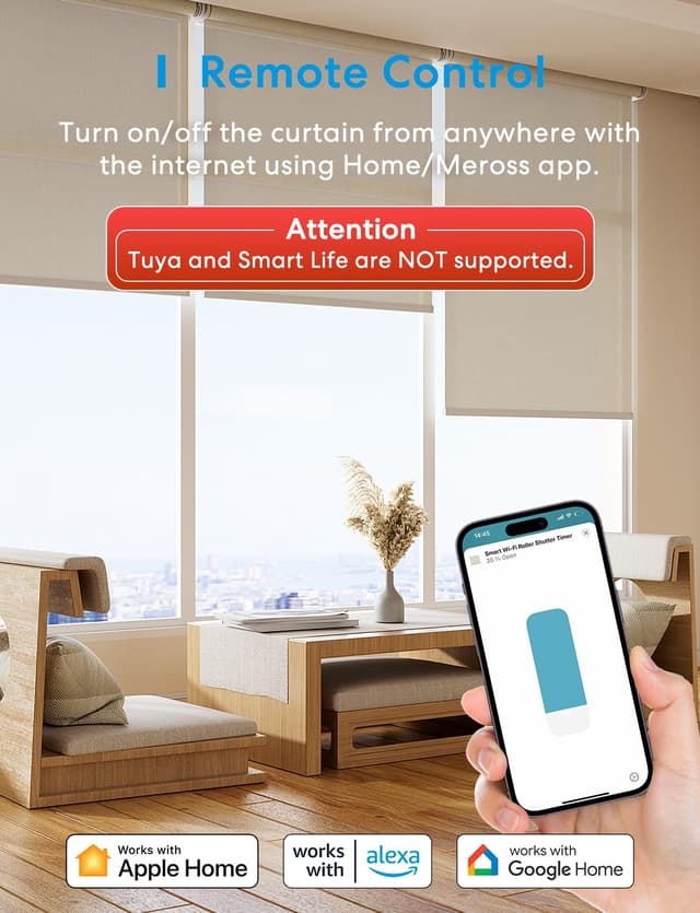 Thumbnail 2 de Meross Interruptor de Cortina Alexa