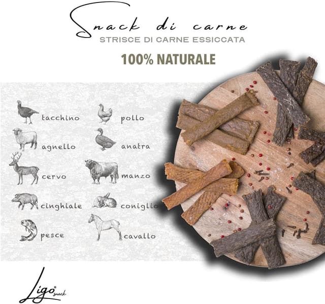 Thumbnail 4 de Ligo strisce snack carne per cani 100 g