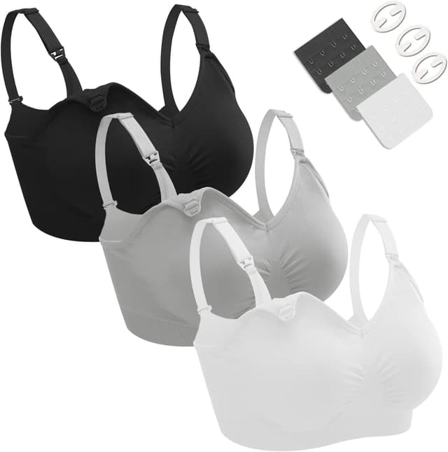 Imagen de Dresime Nursing Bras 3 Pack 👙 en OfertitasTOP