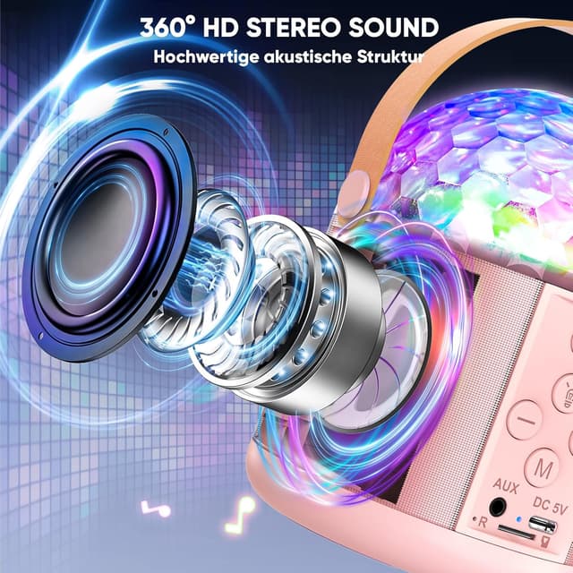 Detalle 2 de Dislocati Karaoke Maschine 6h Laufzeit 🎤