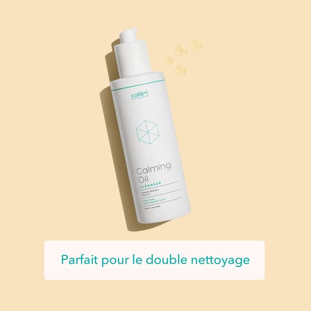 Detalle 2 de Colibri Skincare CALMING OIL CLEANSER 200 ml : nettoyant apaisant à base d’huile