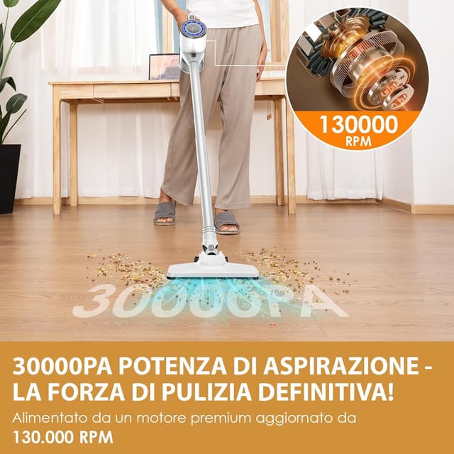 Detalle 2 de VersLife S6PRO Aspirapolvere 30 kPa