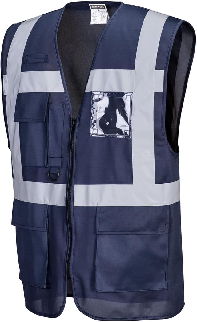 Thumbnail 2 de Portwest F476NARL Gilet Executive Iona L blu navy
