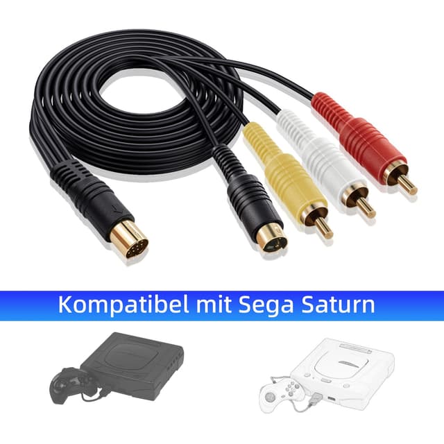 Detalle 2 de S-AV RCA Audio Video Kabel 1,8 m