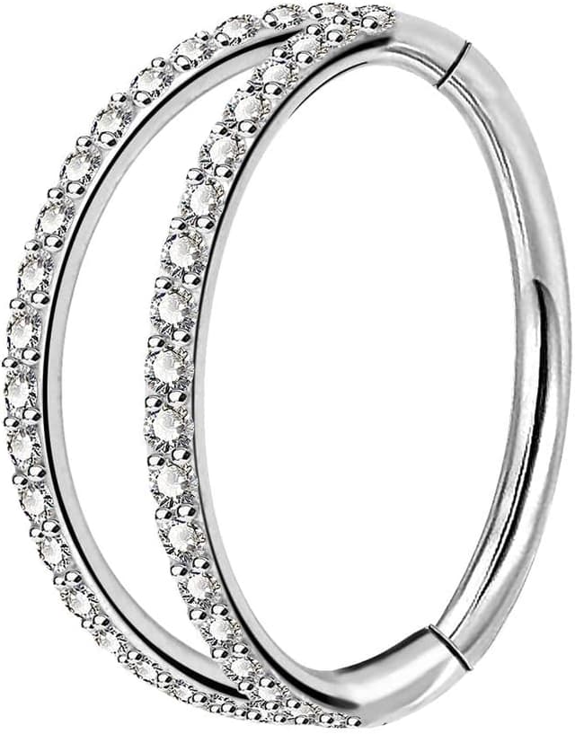 Detalle de OUFER Boucles Helix 16G Zircone