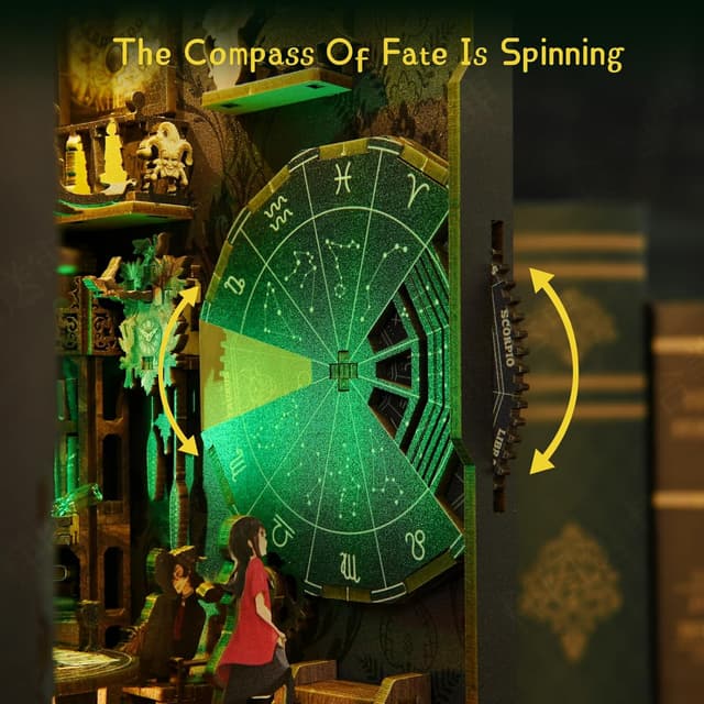 Detalle de ETKVR Book Nook Kit DIY 3D Puzzle für Bücher