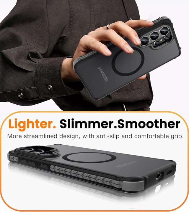 Thumbnail 6 de DEERLAMN Strong Magnetic Case for Galaxy S26 Ultra