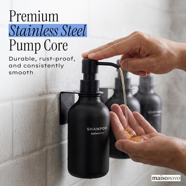 Detalle 2 de MaisoNovo Shampoo Dispenser 16.9 fl oz