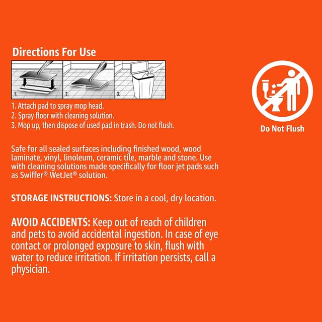 Thumbnail 3 de Amazon Basics Floor Mopping Pads 36 pack 🧹