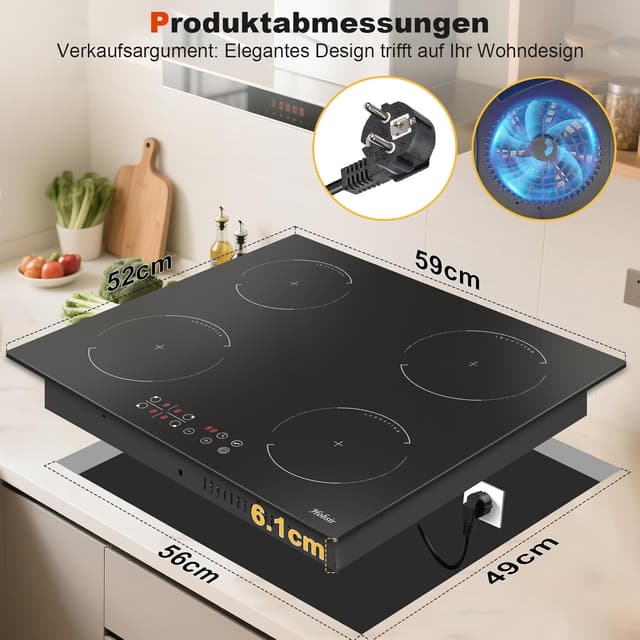 Thumbnail 6 de Hobsir hob Induktionskochfeld 60 cm