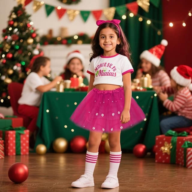 Detalle 1 de Baisdan Tutu Skirts 11in 3 Layers for Girls