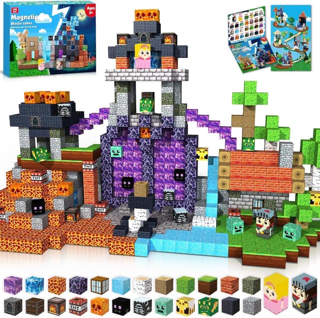 Thumbnail 6 de GraceDuck 200PCS magnetic building blocks 🧩