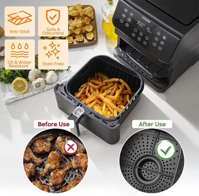 Thumbnail 6 de Airfryer Zubehör Set mit 19 Teilen für Heißluftfritteuse