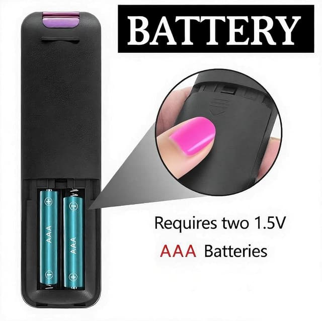 Detalle de Molgoc Replacement Remote for Mini Projector (Compatible with HY300Pro, HIPPUS HY300Pro, Magcubic HY300Pro, Aubor HY300Pro, Xgody HY300Pro, Maypug P1)