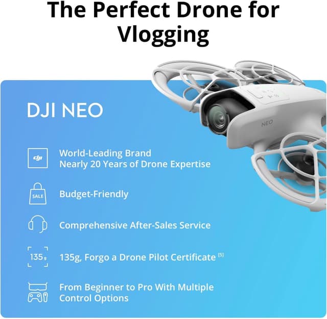 Thumbnail 6 de DJI Neo Motion 135g mini drone