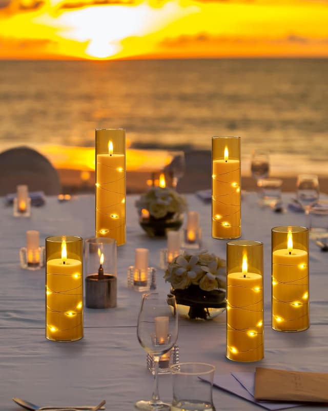 Thumbnail 3 de Da by Vela LED Dorada con Mando a Distancia