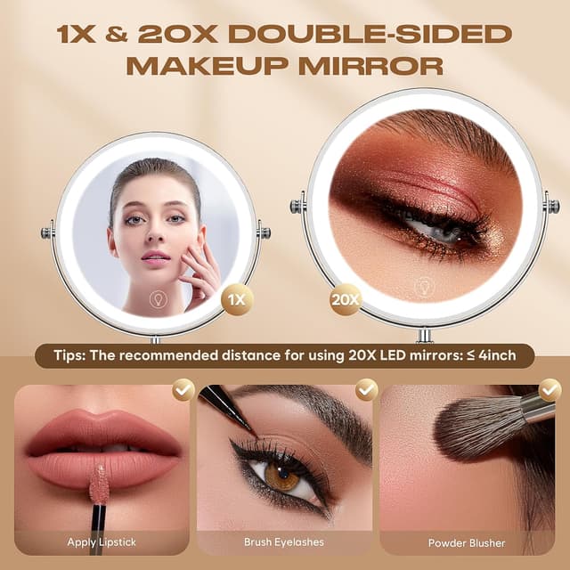 Thumbnail 4 de Makeup Mirror with Lights 5000 mAh