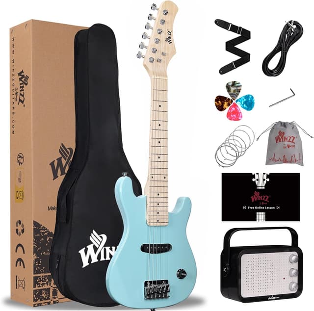 Imagen de WINZZ EGM100 30" Kids Electric Guitar đ¸ en OfertitasTOP