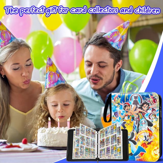 Thumbnail 6 de Jntmakun Sammelalbum für Pokémon Karten (S900) mit 50 Seiten und Platz für bis zu 900 Karten