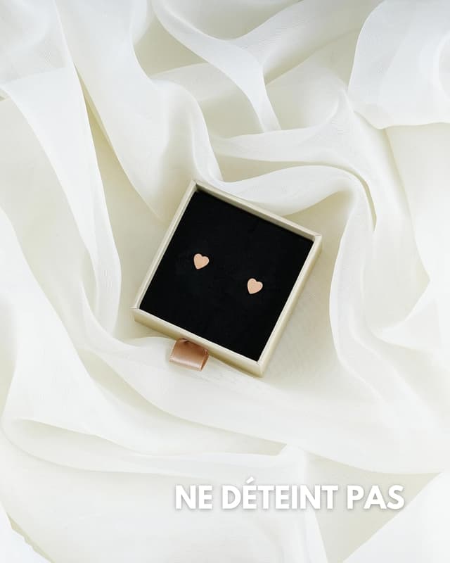 Detalle de GD GOOD.designs Boucles d'oreilles cœur 6 mm