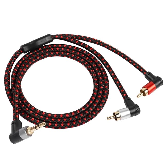 Detalle de RIIEYOCA 3.5mm to RCA Right‑Angle Cable