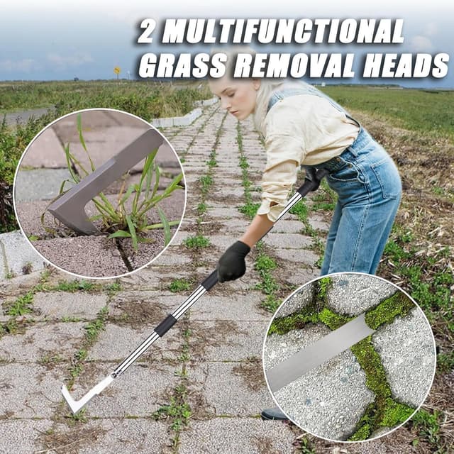 Detalle 2 de 60" Patio weed remover tool with long handle