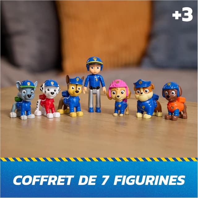 Detalle de Coffret cadeau Paw Patrol Pat Patrouille Search & Rescue – 7 figurines à collectionner