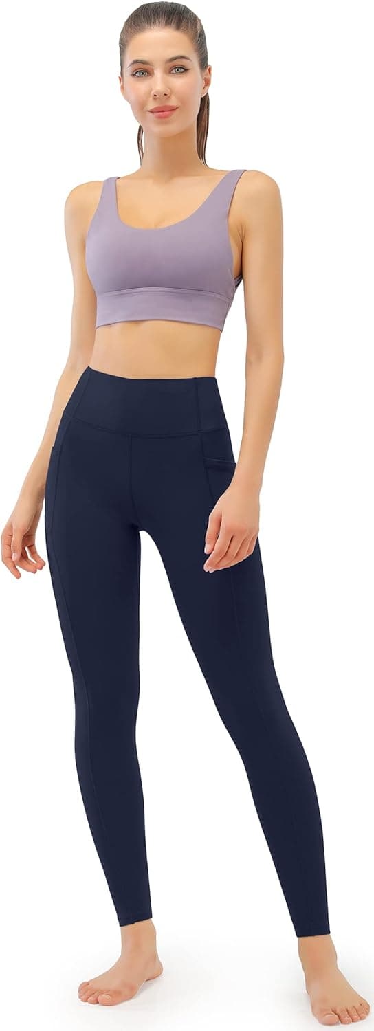 Detalle 2 de JOYSPELS women’s fleece lined thermal leggings with pockets (high waist)