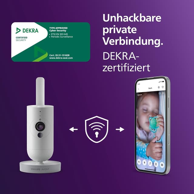 Thumbnail 3 de Philips AVENT SCD973/26 Babyphone 5 Zoll