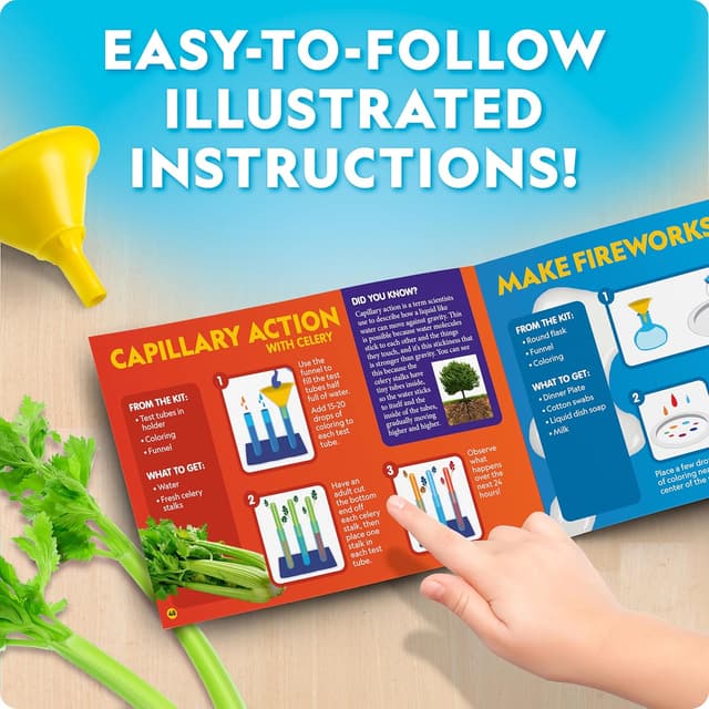 Detalle de Blue Marble National Geographic Junior Chemistry Set (50 Experiments) for Kids 4–6