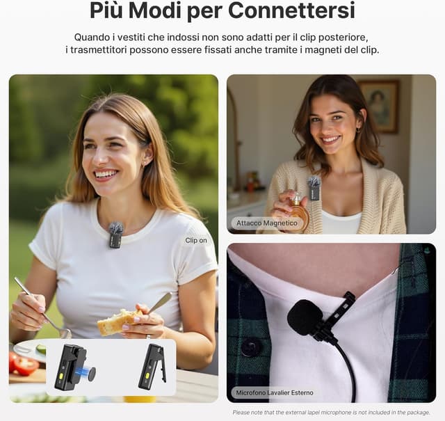 Detalle 2 de FULAIM X6 Sistema Microfonico Wireless 4 Canali