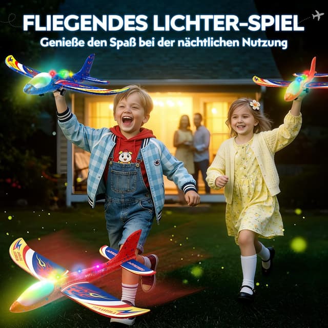 Detalle de Winstico Flugzeug Spielzeug mit Katapult 15 m