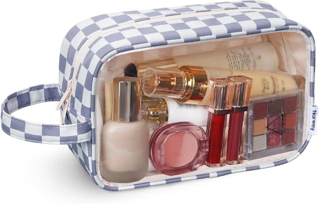 Detalle de Narwey Clear Travel Toiletries Bag 25x10x15cm