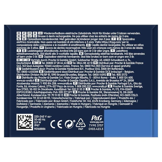 Detalle de Oral-B Vitality Pro Cepillo eléctrico morado, cabezal extra 🪥