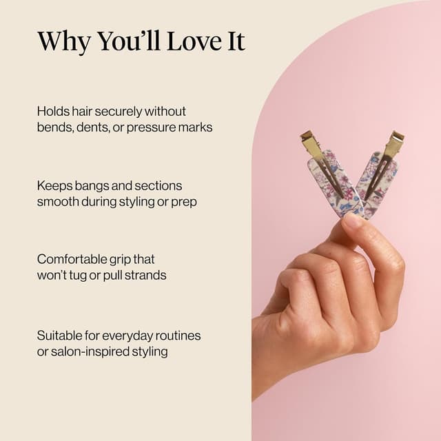 Thumbnail 2 de Bridgerton x Kitsch Creaseless Hair Clips 4pc