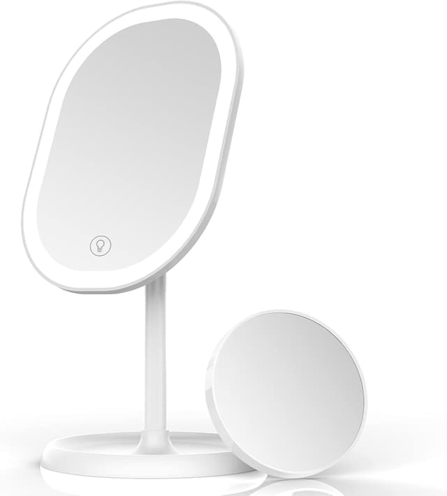 Detalle de Aidodo Rechargeable Makeup Mirror with LED 3 colours