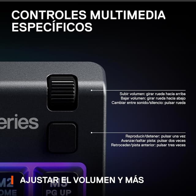 Thumbnail 5 de SteelSeries Apex 3 TKL teclado gaming