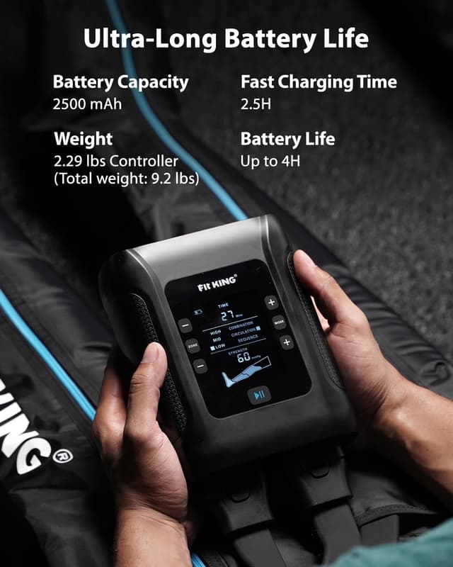 Thumbnail 4 de FIT KING Professional Air Compression Recovery System 1️⃣ 🦵🏻