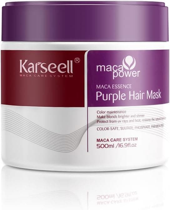 Detalle de Karseell Violet Masque 500ml pour cheveux 💇♀