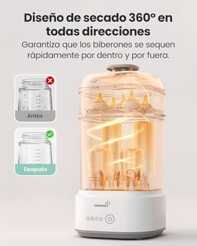 Detalle 2 de GROWNSY Esterilizador de Biberones 8 minutos